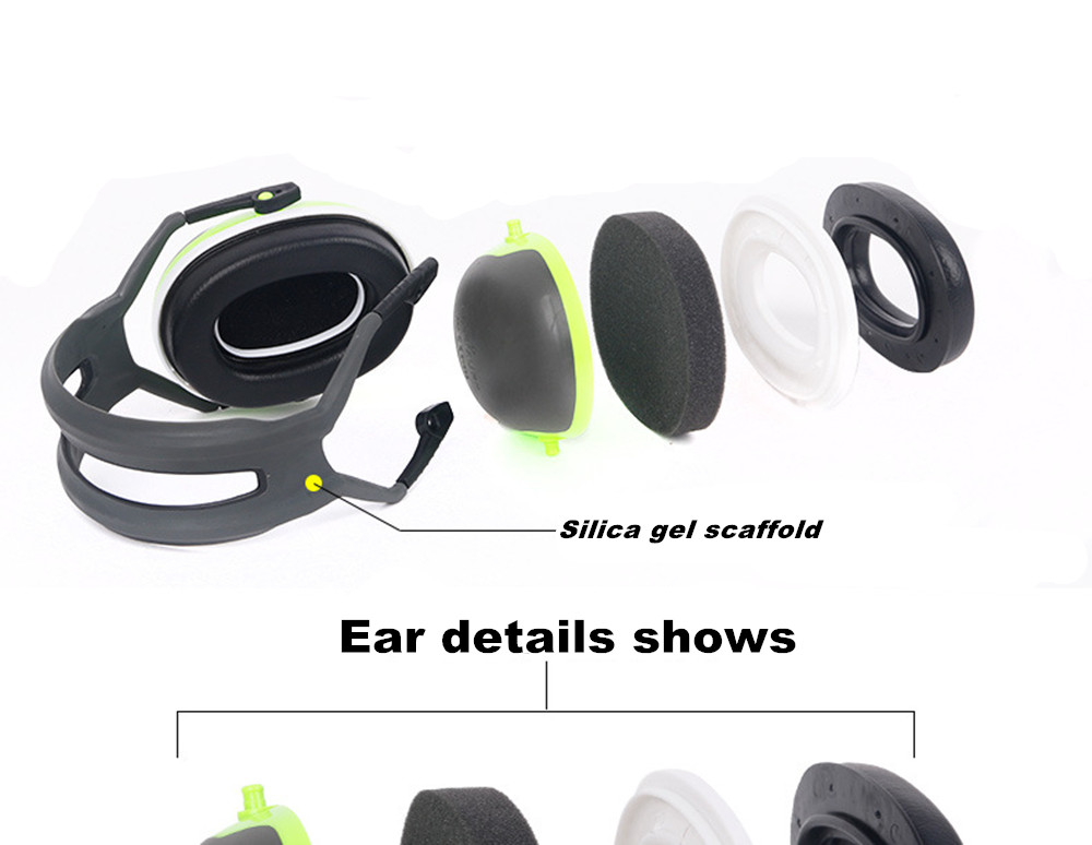 Anti-noise Ear Muff Hearing Protection Soundproof Shooting Earmuffs Earphone Noise Redution Workplace Safety 1