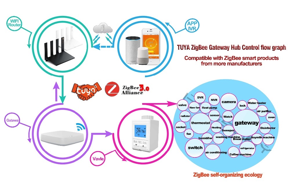 zigbee 拓扑图